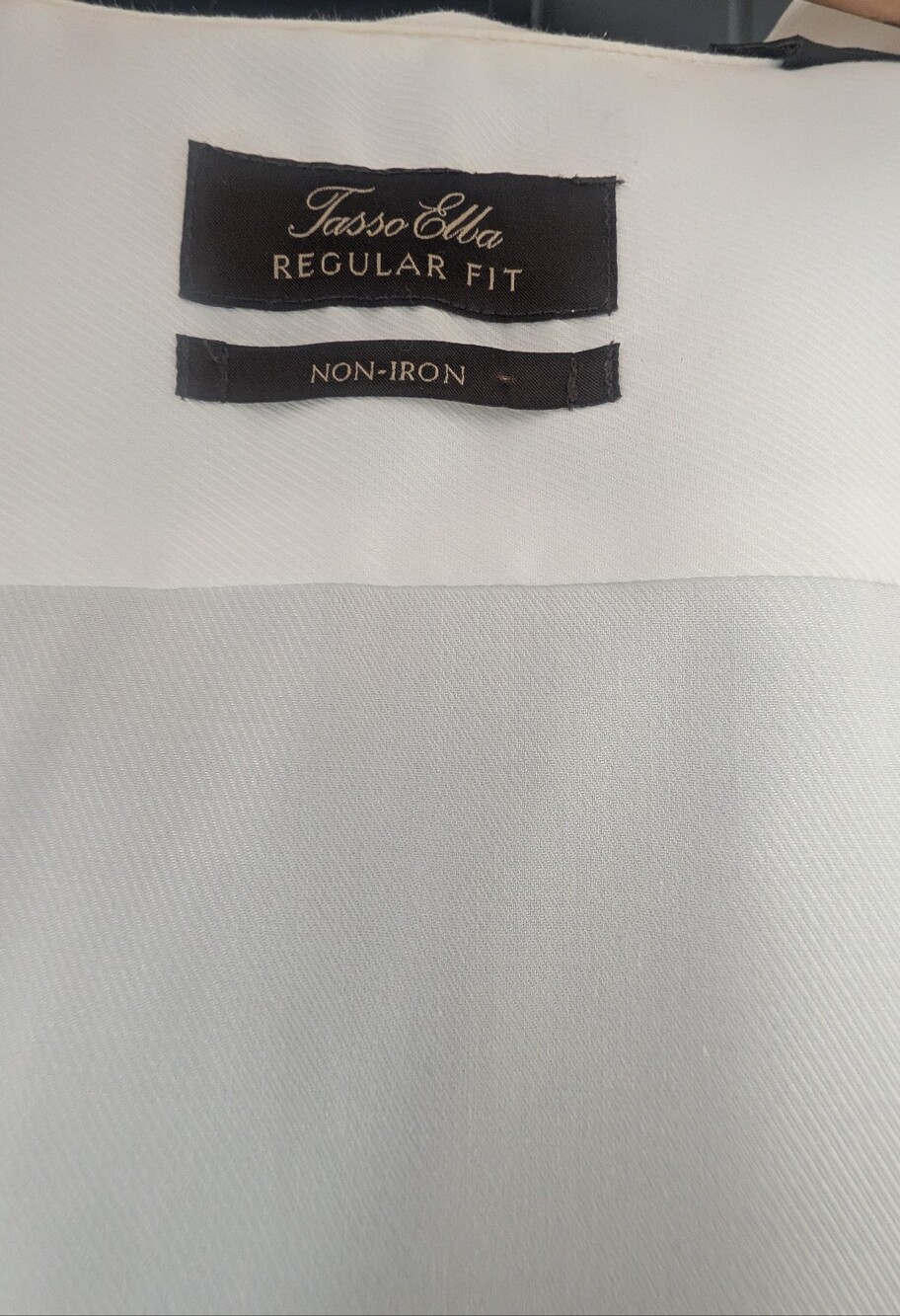Tasso Elba Regular Fit Non-Iron White Dress Shirt